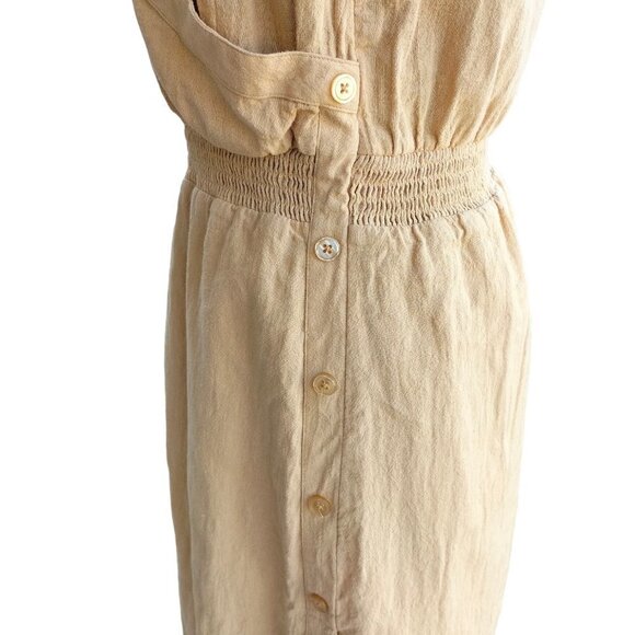 (032) Mossimo Tan Sleeveless Dress Size Medium - Picture 4 of 8